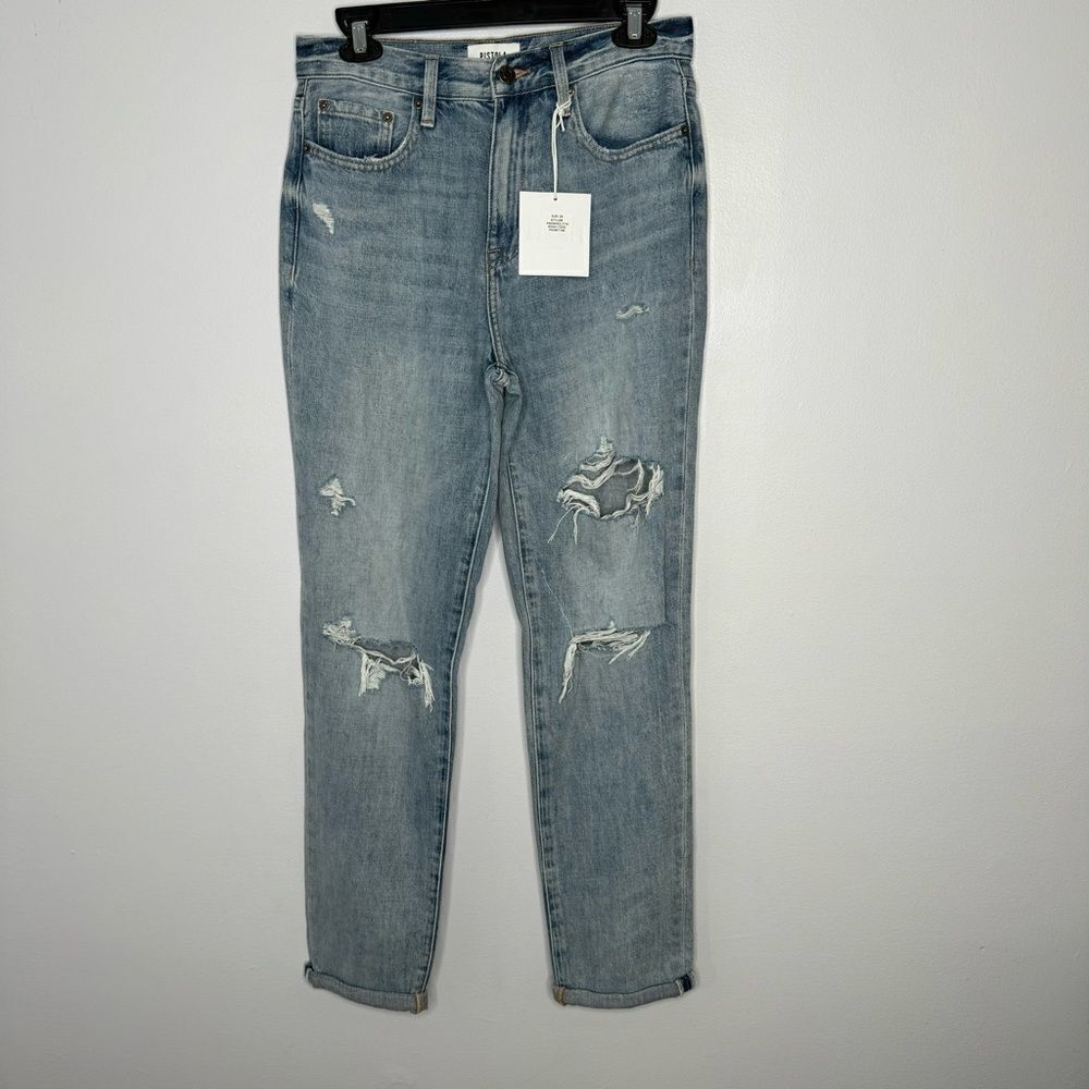 Pistola high rise relaxed roller jeans size 26